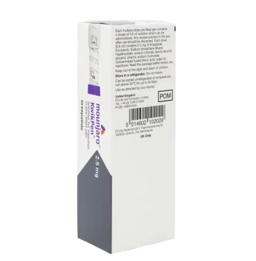 2.5mg Mounjaro KwikPen (Tirzepatide) – Subcutaneous Research Pen 2.5mg Mounjaro KwikPen Starter